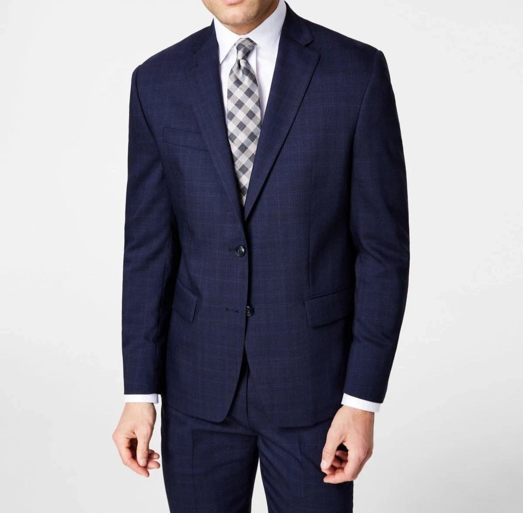 Michael Kors Men's Classic-Fit Stretch Wool-Blend Suit Jacket MSRP $450