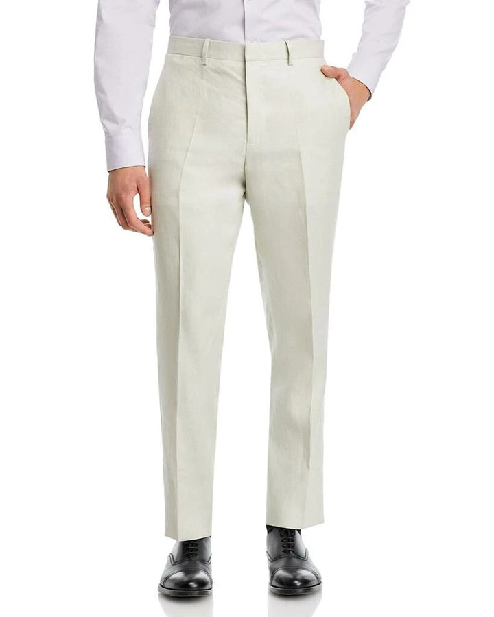 Theory Mayer Slim Fit Linen Dress Pants MSRP $245