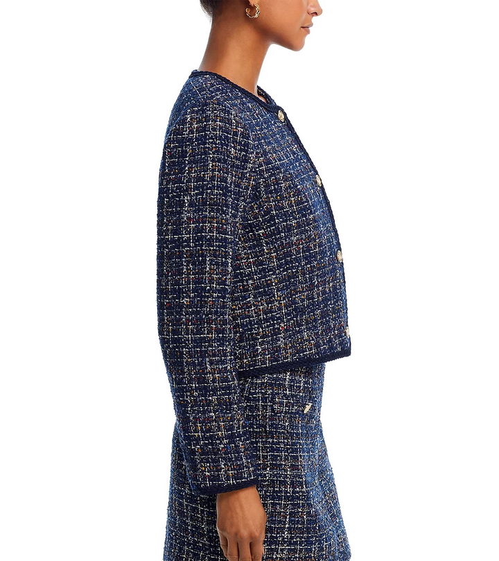 AQUA x Venus Williams Tweed Braid Trim Jacket MSRP $128