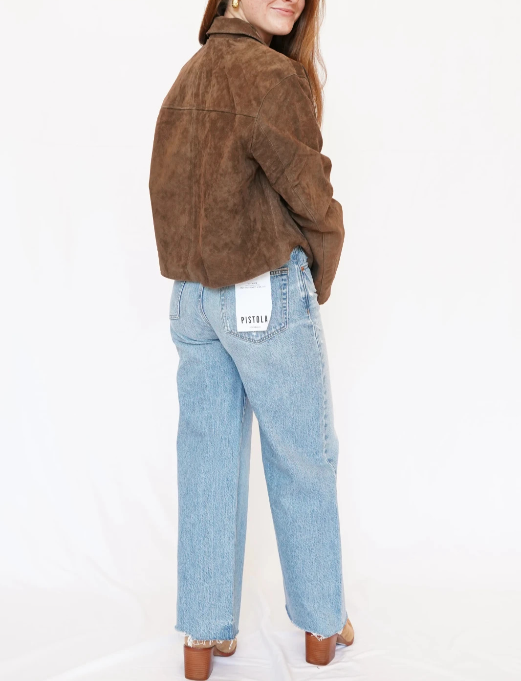 BLANKNYC Suede Crop Jacket MSRP $198