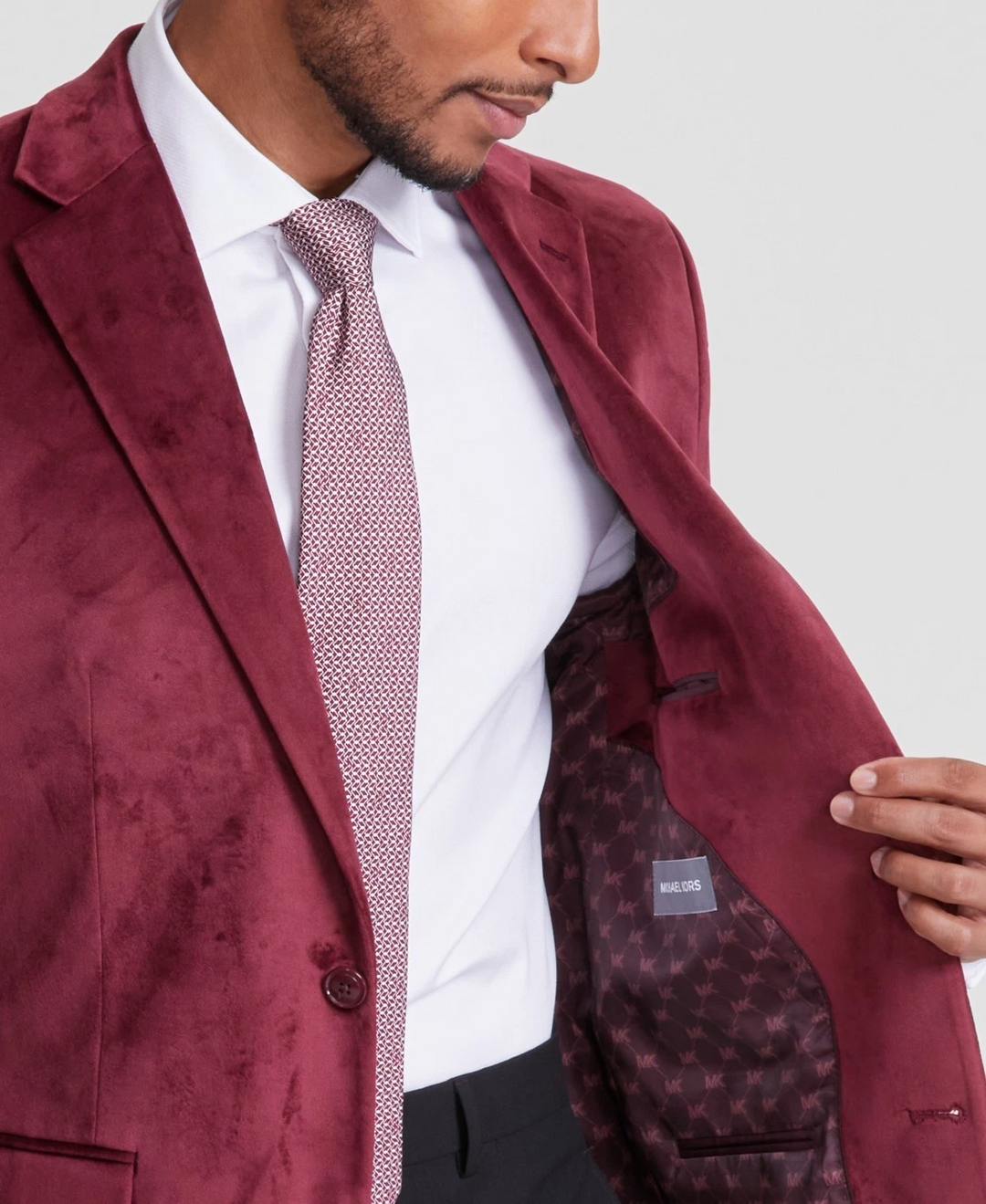 Michael Kors Men's Classic-Fit Velvet Sport Coat MSRP $295