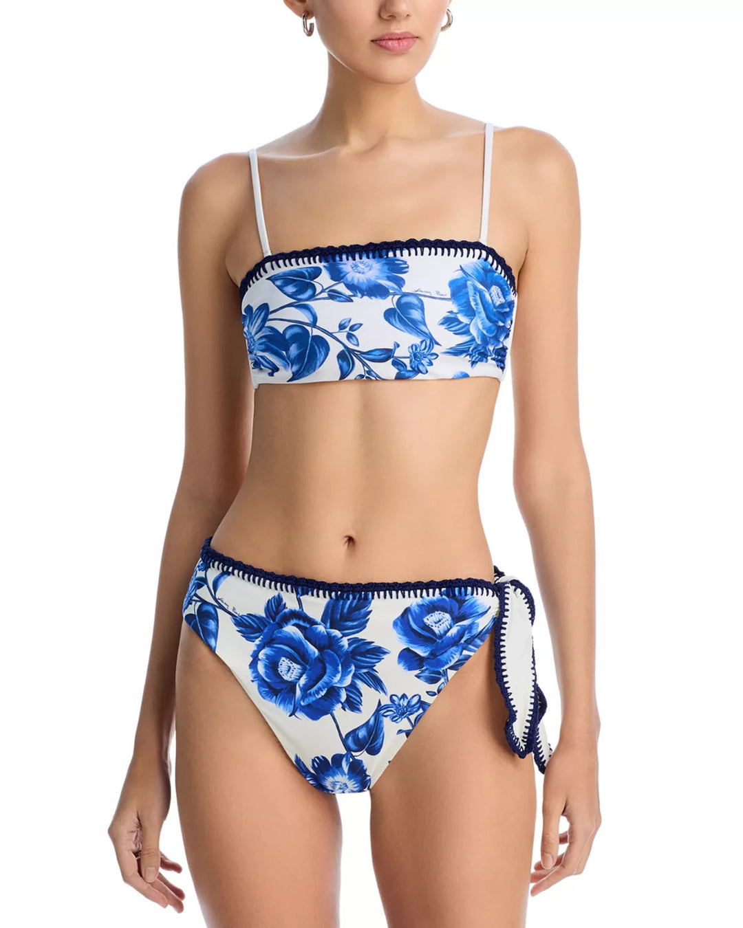FARM Rio Floral High Waist Bikini Bottom MSRP $140