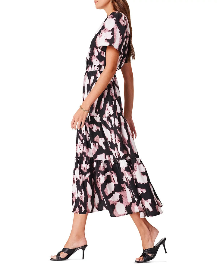 NIC+ZOE Shadow Daydream Print Dress MSRP $218