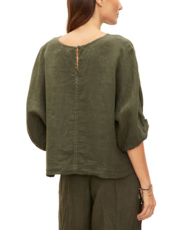 Velvet by Graham & Spencer Cass Knot Sleeve Top MSRP $182