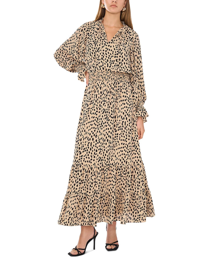 VINCE CAMUTO Khaki Haze Maxi Dress MSRP $109