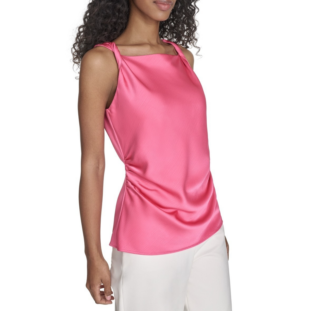Calvin Klein Women's Twisted-Strap Sleeveless Top MSRP $64