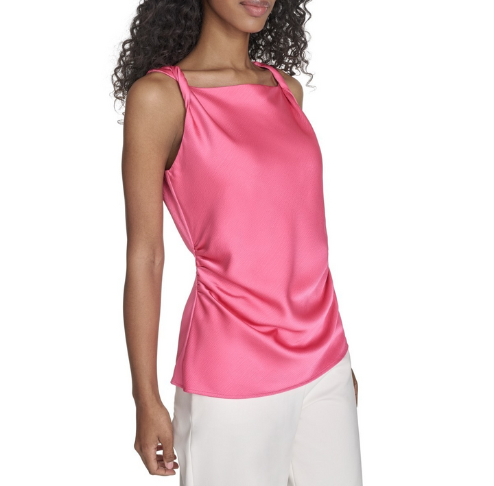 Calvin Klein Women's Twisted-Strap Sleeveless Top MSRP $64