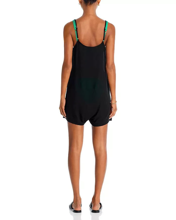 AQUA Swim Short Swim Coverup Romper MSRP $88 Size S/L # 1B 2408
