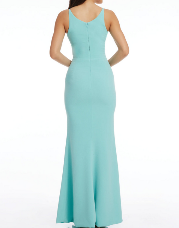 Dress the Population Iris High-Slit Evening Gown MSRP $198 DGFOutlet Dress the Population Iris High-Slit Evening Gown MSRP $198 DGFOutlet