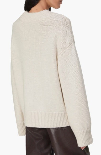 rag & bone Danica Wool & Cashmere V-Neck Sweater MSRP $478