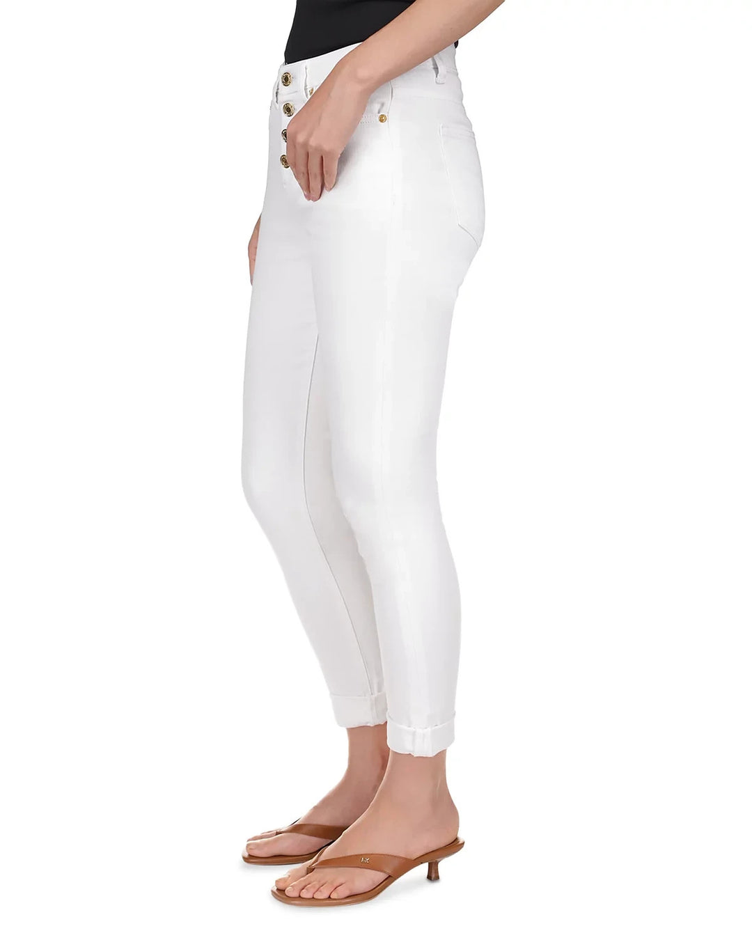 MICHAEL Michael Kors Skinny Roll Hem Jeans MSRP $110
