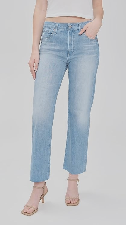Ag Brinley Mid Rise Crop Jeans