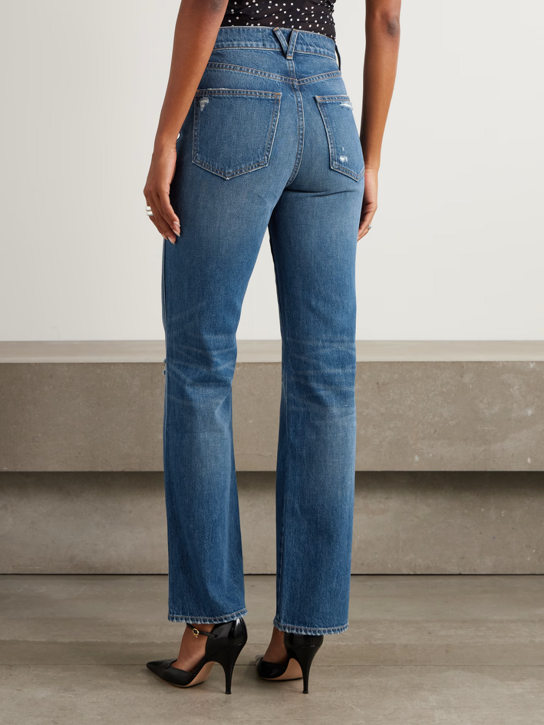 VERONICA BEARD Dylan high-rise straight-leg jeans