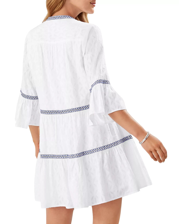 Tommy Bahama Jacquard Tiered Dress MSRP $138