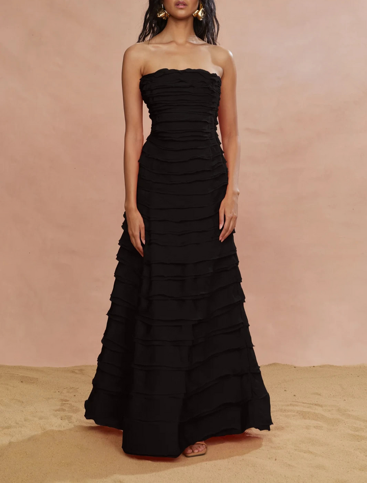 Amur Pepper Tiered Gown MSRP $648