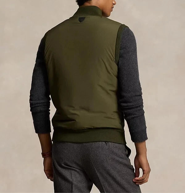 Polo Ralph Lauren Wool Full Zip Vest MSRP $398