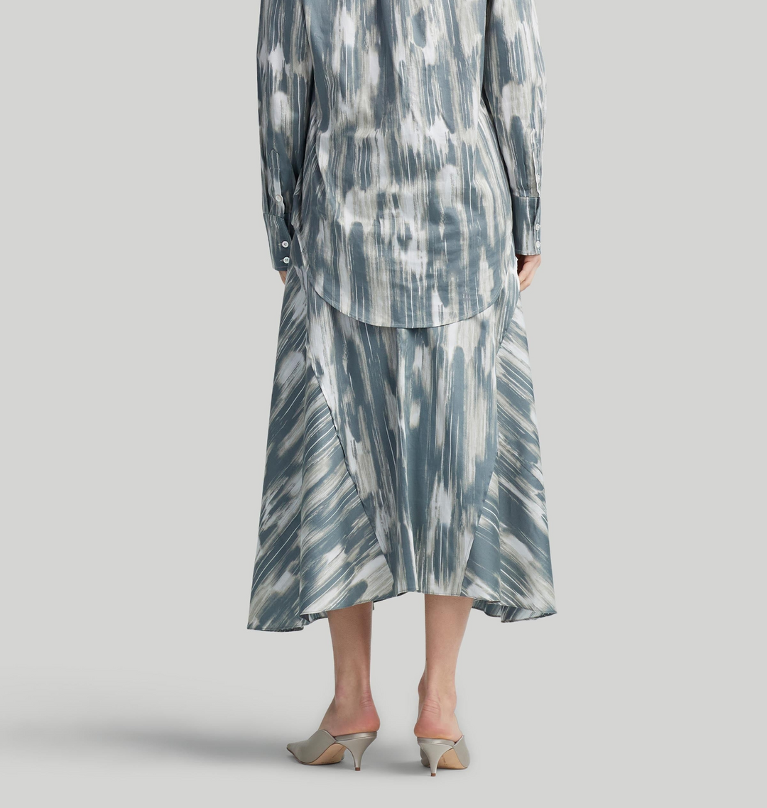 Altuzarra Kalliope Printed Midi Skirt MSRP $995