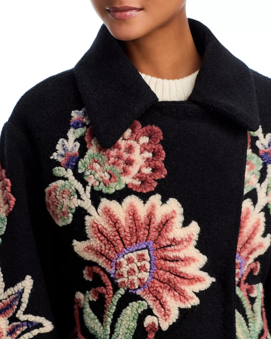 FARM Rio Marvelous Garden Fleece Coat MSRP $398