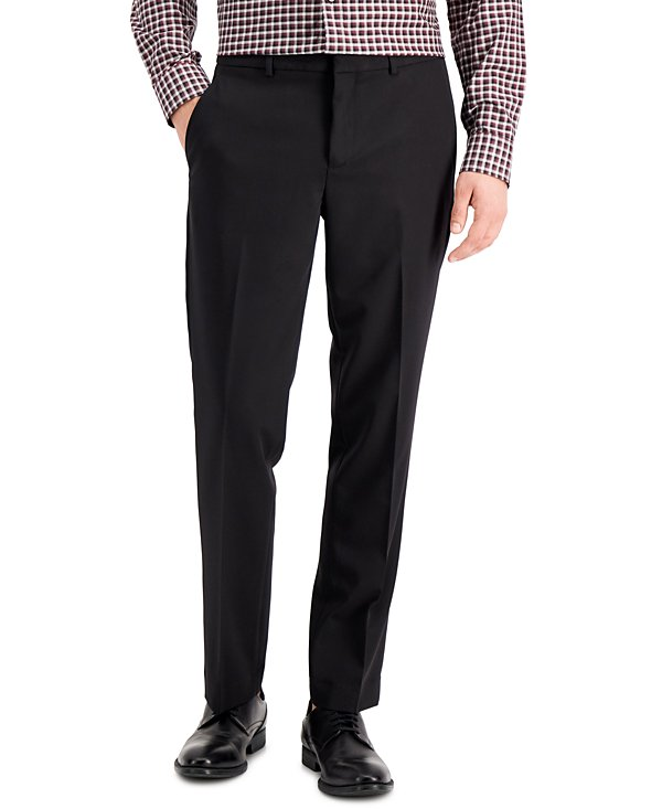 Perry Ellis Portfolio Men's Modern-Fit Stretch Solid Resolution Pants MSRP $95