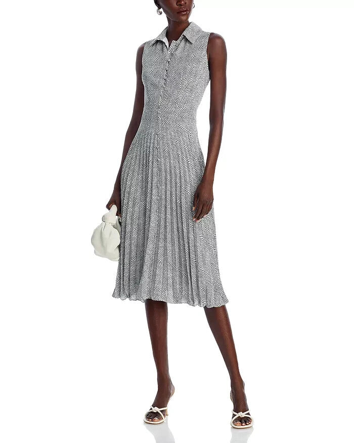 T Tahari Sleeveless Button Down Midi Dress MSRP $138 Size 10