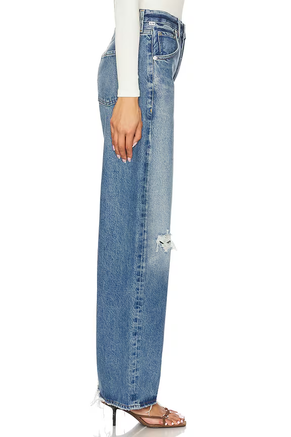 Citizens of Humanity Ayla Baggy Distressed Jeans MSRP $258