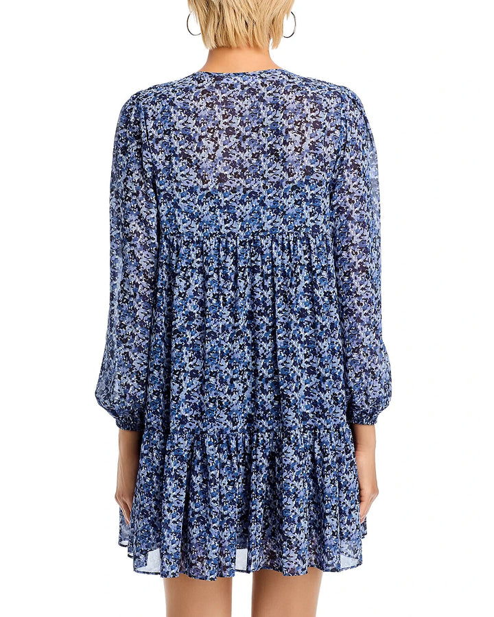 MICHAEL Michael Kors Tie Neck Mini Dress MSRP $255