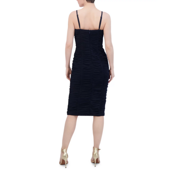 BCBGMAXAZRIA Shirred Bodycon Dress MSRP $398