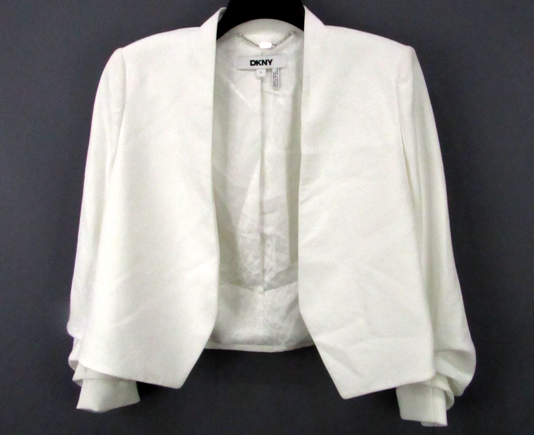 DKNY Open Front Ruched Blazer MSRP $149