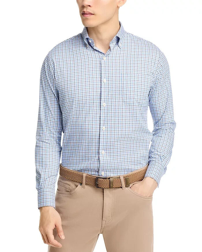 Peter Millar Albert Crown Lite Button Down Shirt MSRP $160