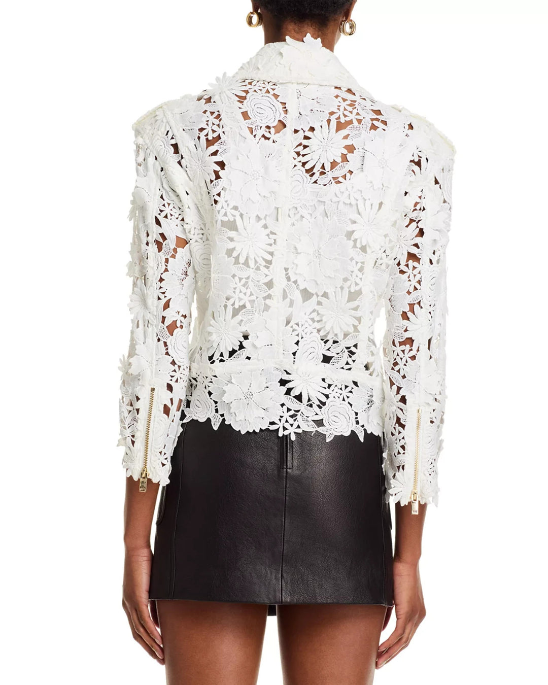 Generation Love Crawford 3D Lace Moto Jacket MSRP $435