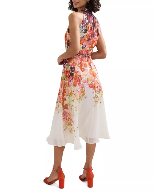 Phase Eight Bethany Floral Print Dress MSRP $350