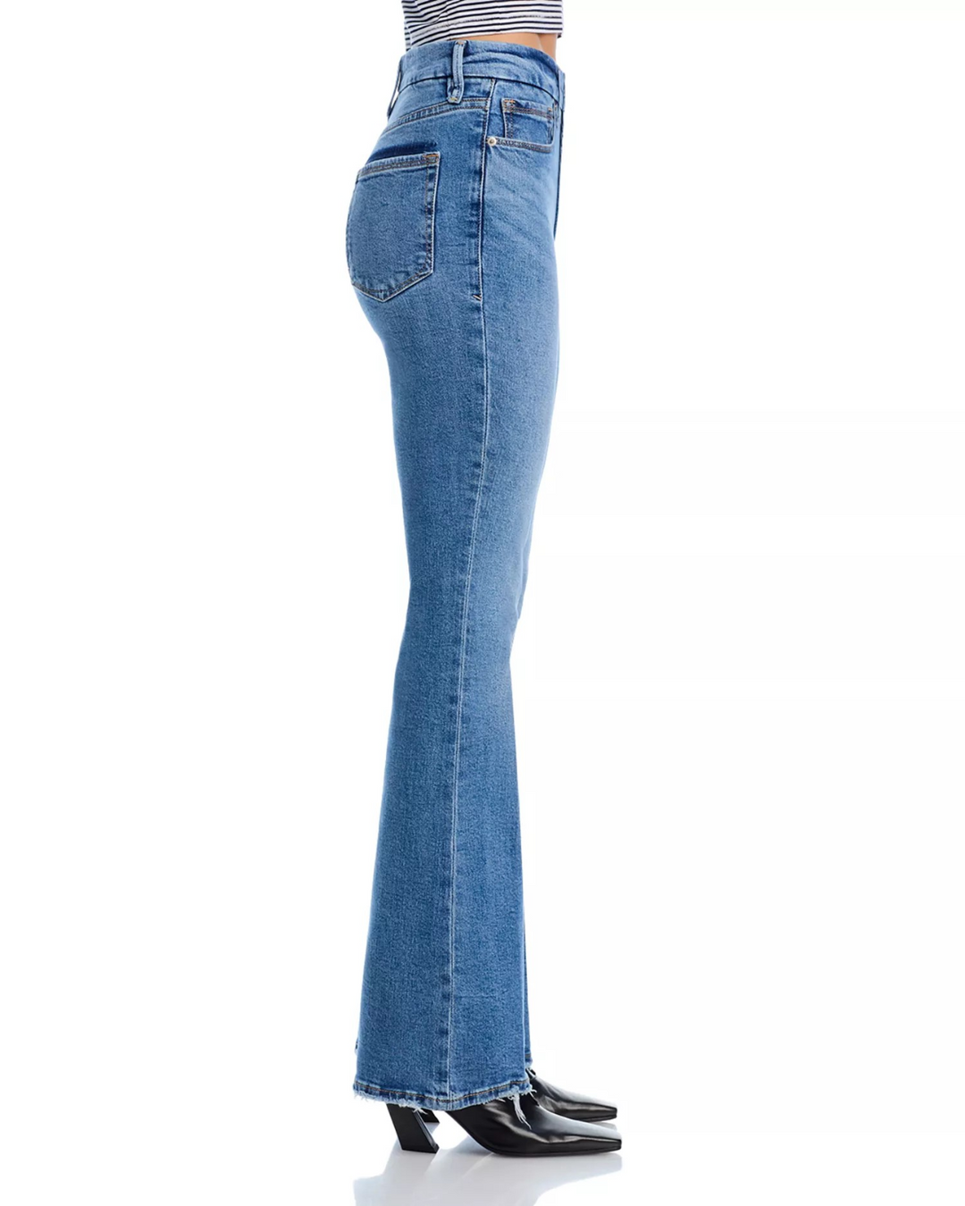 Good American Good Classic High Rise Bootcut Jeans MSRP$159