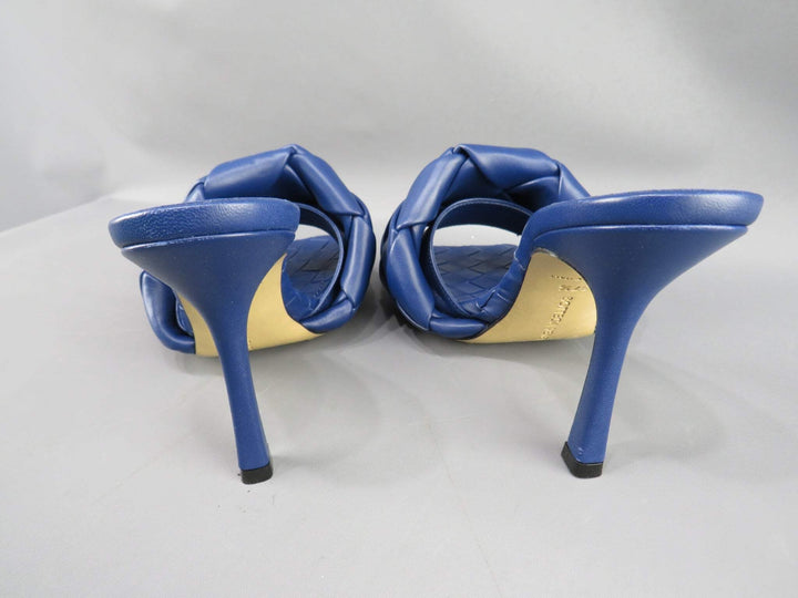 Bottega Veneta Women's Lido Woven High Heel Slide Sandals M2 353