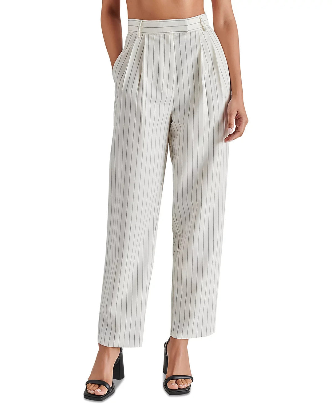 STEVE MADDEN Rumi High Rise Striped Pants MSRP $89