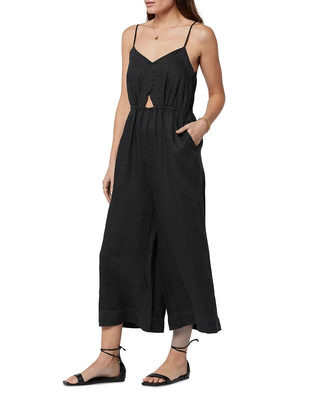 Joie Maisie Linen Wide Leg Jumpsuit MSRP $298
