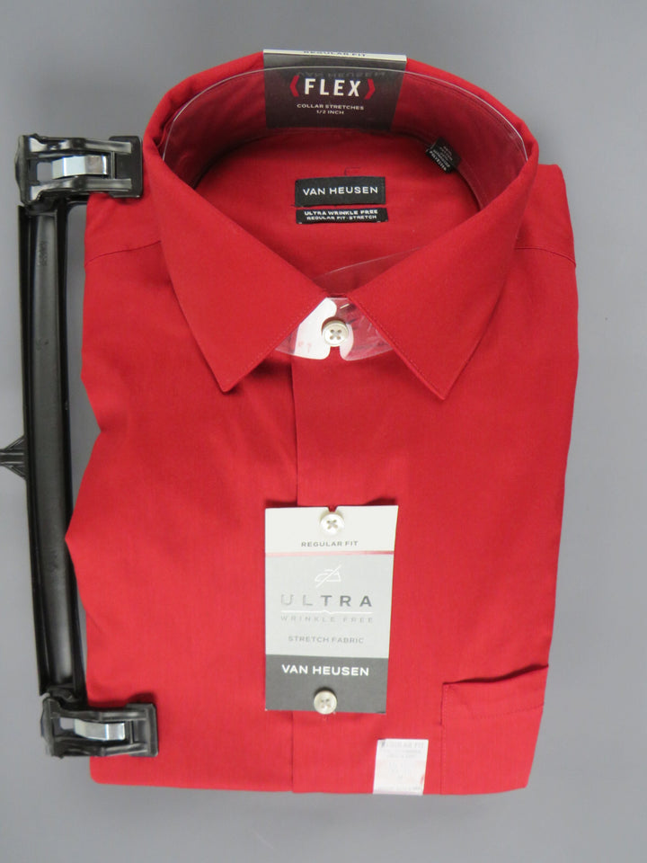 Van Heusen Regular-Fit Ultraflex Dress Shirt MSRP $65