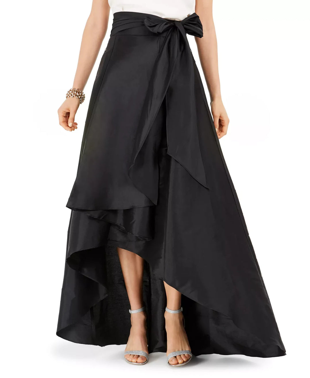 Adrianna Papell Satin High-Low Skirt MSRP $120