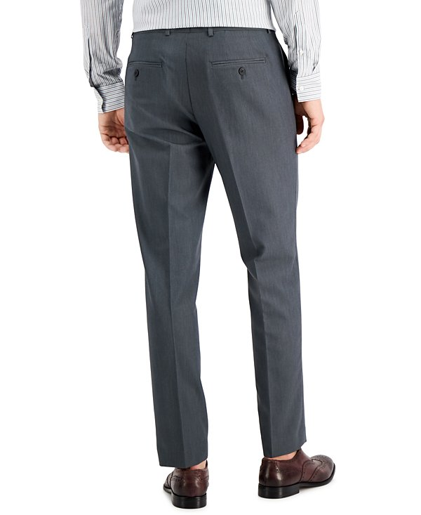 Perry Ellis Portfolio Men's Modern-Fit Stretch Solid Resolution Pants MSRP $95