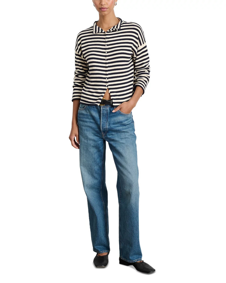 Alex Mill Taylor Striped Cardigan MSRP $175