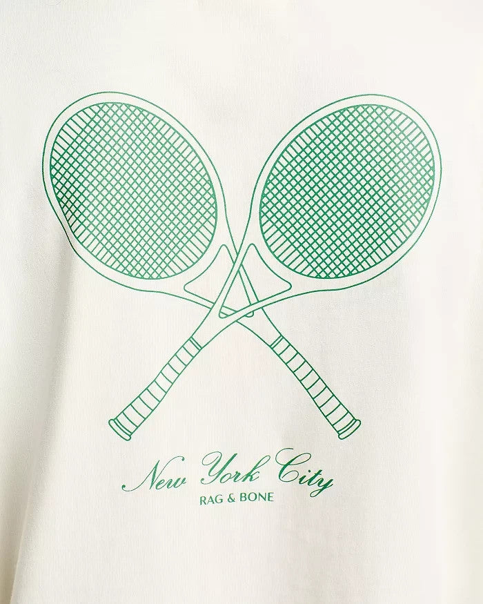 rag & bone Racquet Ball Boyfriend Tee MSRP $118