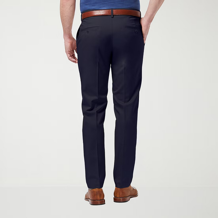 Haggar Men's Premium No Iron Khaki Straight Fit & Slim Fit Pants MSRP $70