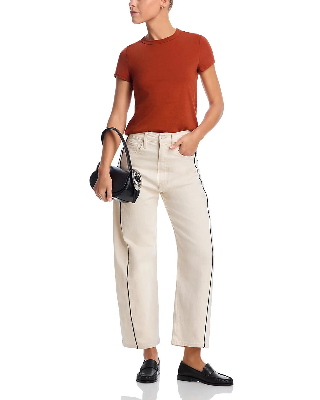 MOTHER Lil Half Pipe Ankle Jeans  MSRP $258