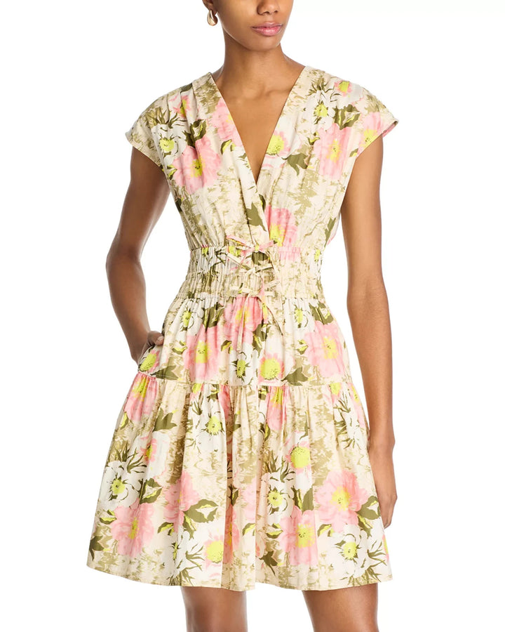 Derek Lam 10 Crosby Tora Floral Mini Dress MSRP $450