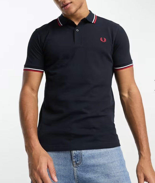 Fred Perry Twin-Tipped Polo Shirt 