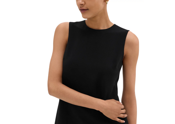 Theory Admiral Crepe Mini Shift Dress MSRP $365