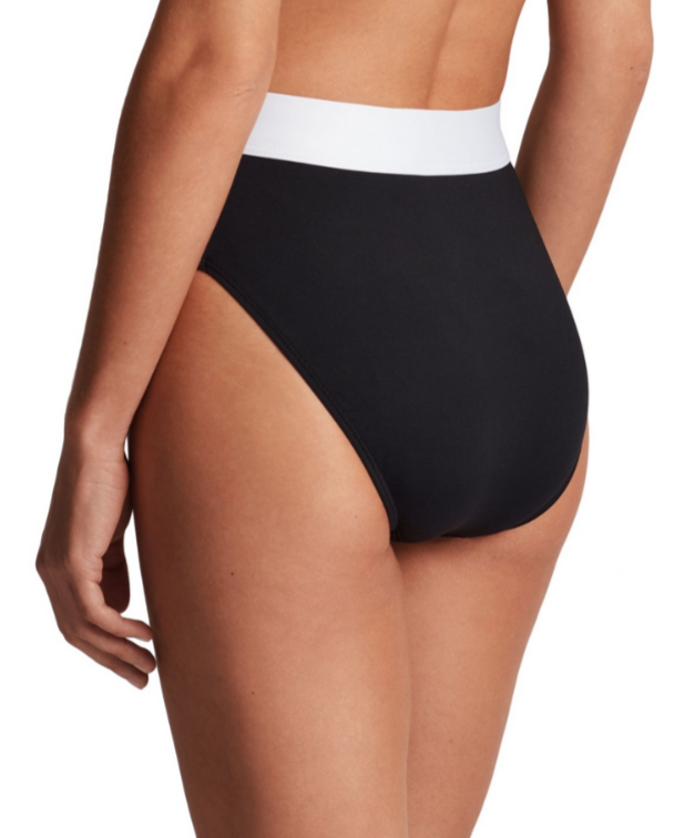 Lauren Ralph Lauren Banded High-Waist Bikini Bottoms MSRP $70