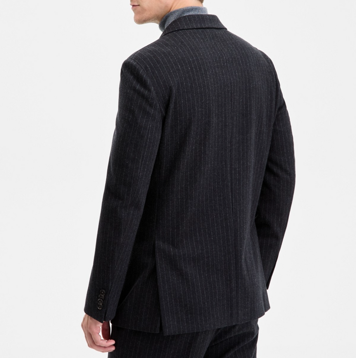 Tommy Hilfiger Men's Modern-Fit Wool Pinstripe Suit Separate Jacket MSRP $450