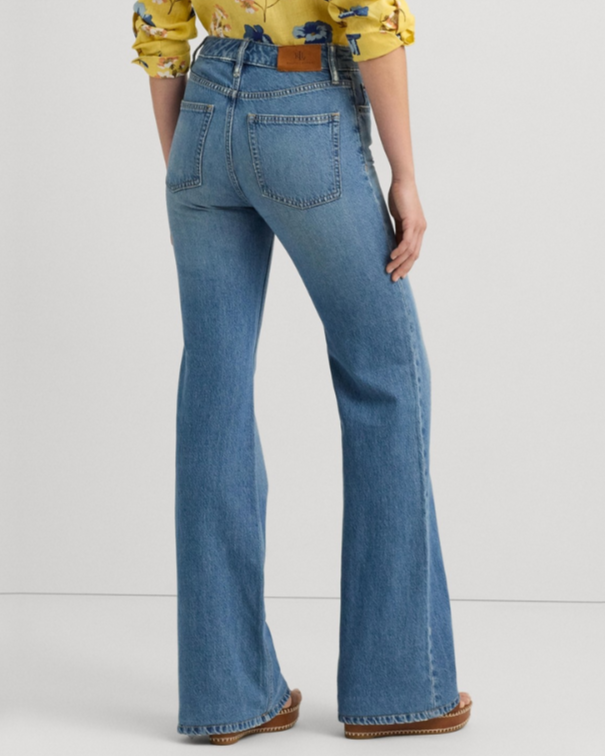 Lauren Ralph Lauren High-Rise Flare Jeans MSRP $165
