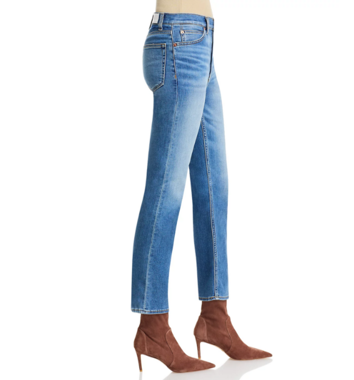 RE/DONE 70s High Rise Cropped Bootcut Jeans MSRP $295