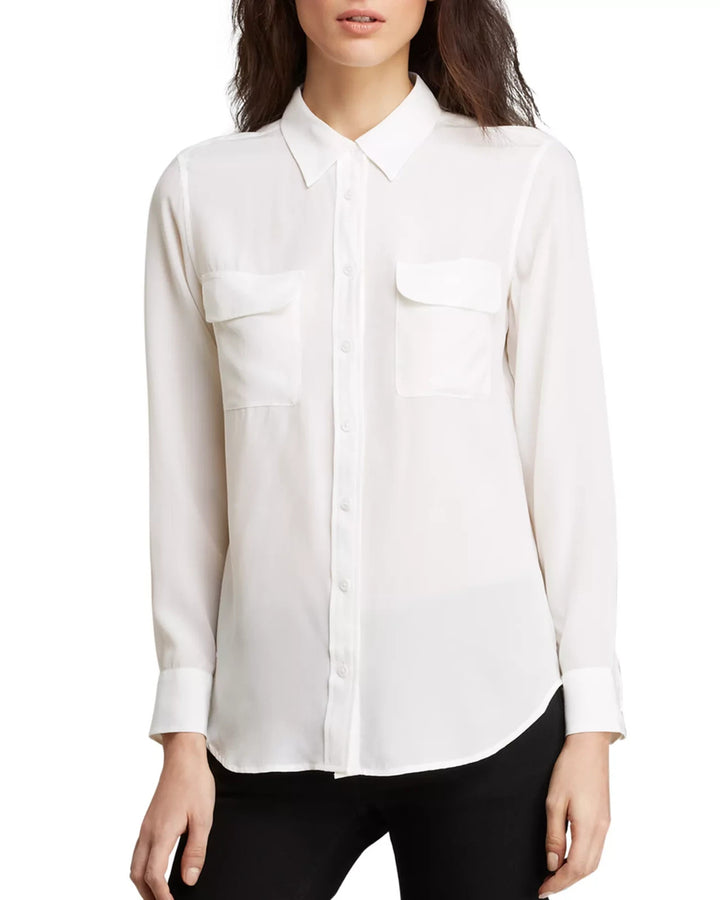 Equipment Slim Signature Silk Shirt MSRP $250